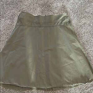 Banana Republic Olive Green A-Line Skirt